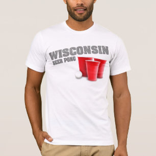 Wisconsin Beer Pong T-Shirt
