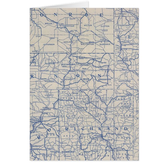 Wisconsin Bicycle Road Map (Front)