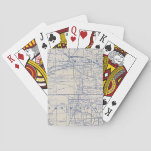 Wisconsin Bicycle Road Map 2 Playing Cards