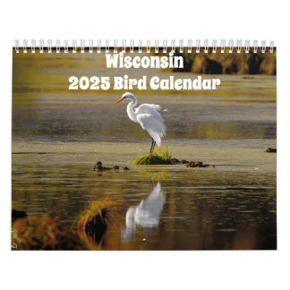Wisconsin Birds Calendar 2025