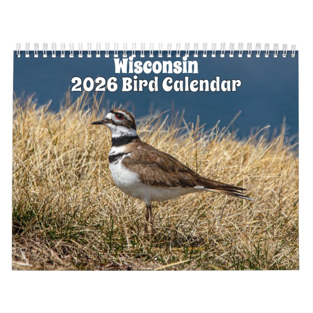 Wisconsin Birds Calendar 2026 (Cover)