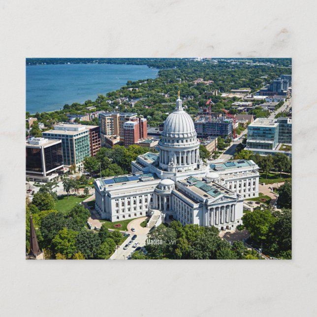 Wisconsin Capitol, Madison Postcard (Front)