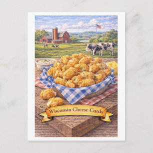 Wisconsin Cheese Curds (American Food Series) Postcard
