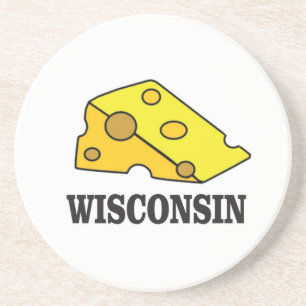 Wisconsin cheese head coaster