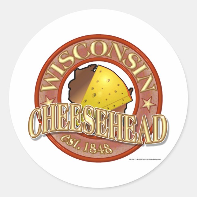 Wisconsin Cheesehead Seal (Front)