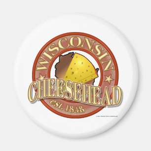 Wisconsin Cheesehead Seal Magnet