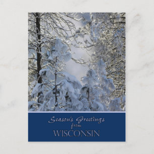 Wisconsin Christmas Card/state specific post cards