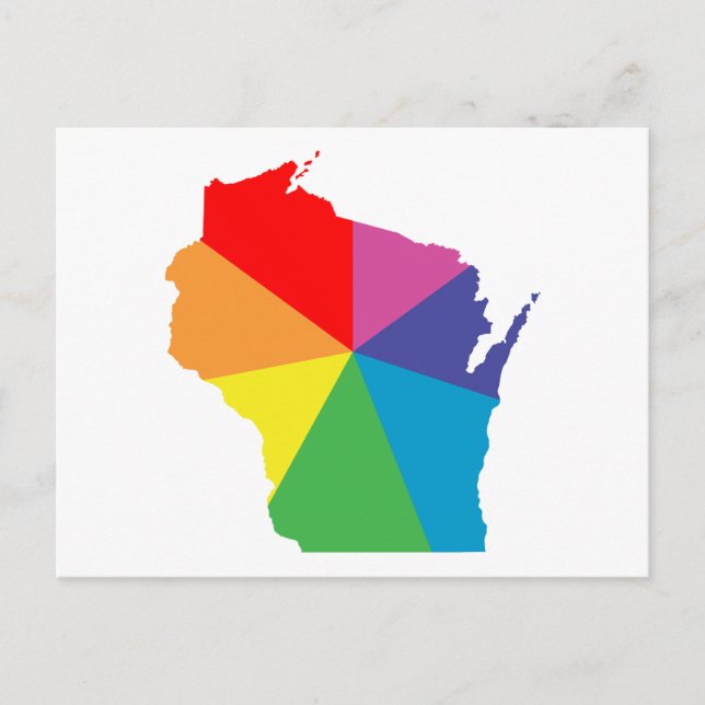 wisconsin colour burst postcard (Front)