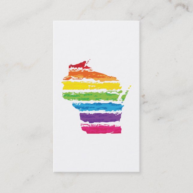 wisconsin colour strokes business card (Front)