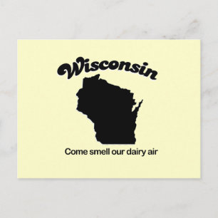 Wisconsin - Come smell our dairy air Postcard