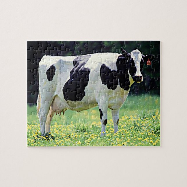 Wisconsin Dairy Cow Jigsaw Puzzle (Horizontal)