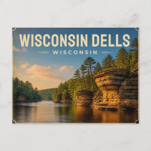 Wisconsin Dells, Wisconsin Postcard