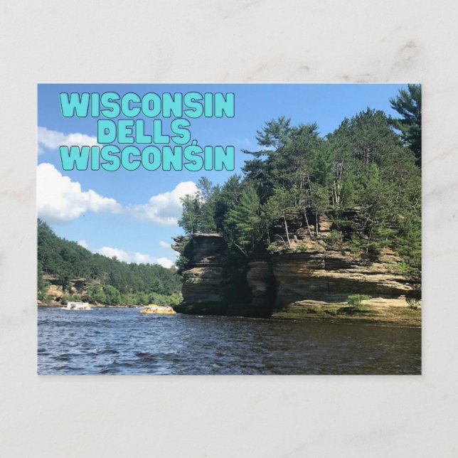 Wisconsin Dells, Wisconsin Postcard Souvenir  (Front)