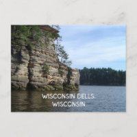 WISCONSIN DELLS, WISCONSIN postcard souvenir