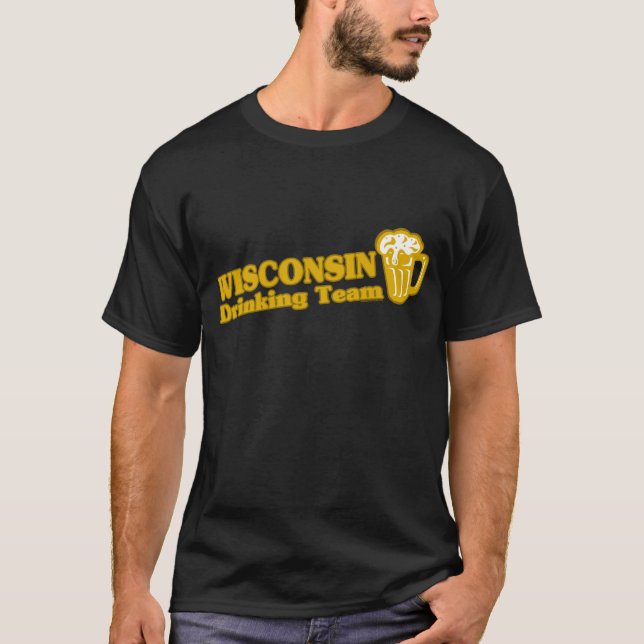 Wisconsin Drinking Team t shirts (Front)