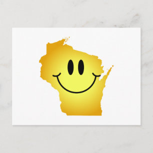Wisconsin Face Postcard