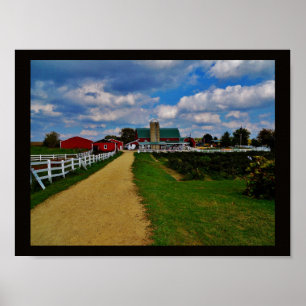 Wisconsin Farm Poster