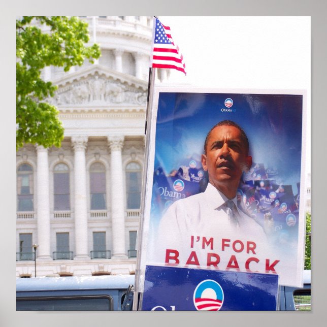 Wisconsin for Obama - Customised Poster (Front)