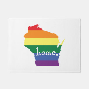 Wisconsin Gay Pride   Map of Home Doormat