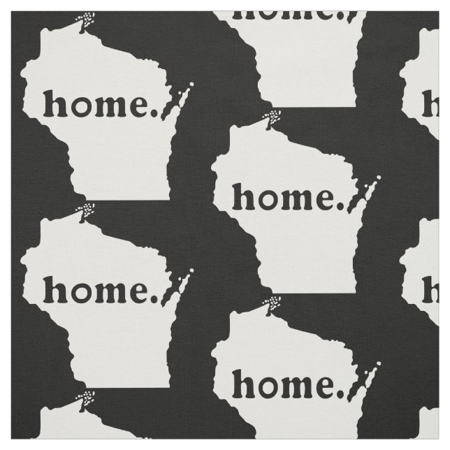 Wisconsin Home T-Shirt Fabric (Swatch)