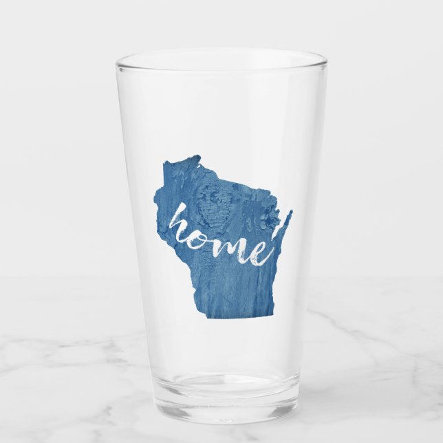 Wisconsin Home Wood Grain Glass (Front)