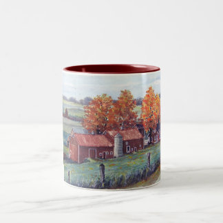 Wisconsin Landscape-mug Two-Tone Coffee Mug