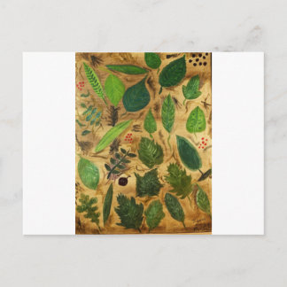 Wisconsin Leaves Postcard