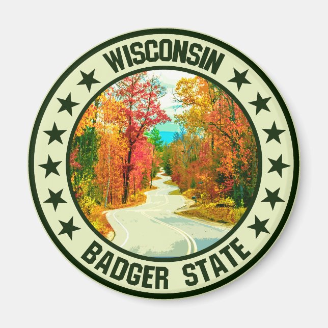 Wisconsin                                          magnet (Front)