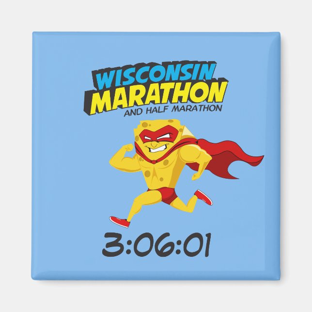 Wisconsin Marathon Post-Marathon Magnet (Front)