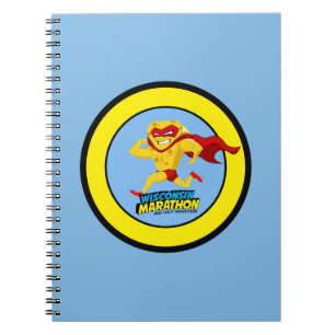 Wisconsin Marathon Race Day Spiral Notebook