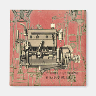Wisconsin Motor Milwaukee Wisconsin gas engine B-3 Magnet
