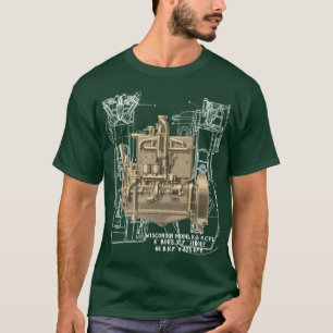 Wisconsin Motor Milwaukee Wisconsin gas engine K T-Shirt