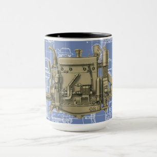 Wisconsin Motor Milwaukee Wisconsin gas engine X Mug