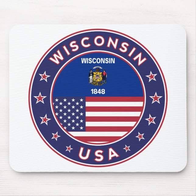 Wisconsin Mouse Pad (Front)