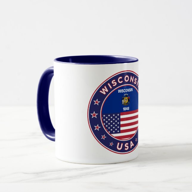 Wisconsin Mug (Front Left)