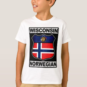 Wisconsin Norwegian American T-Shirt