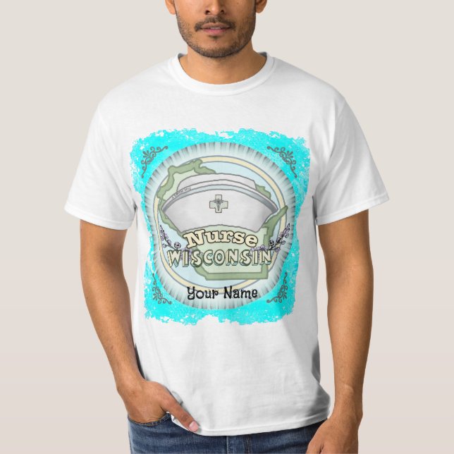 Wisconsin Nurse T-Shirt (Front)