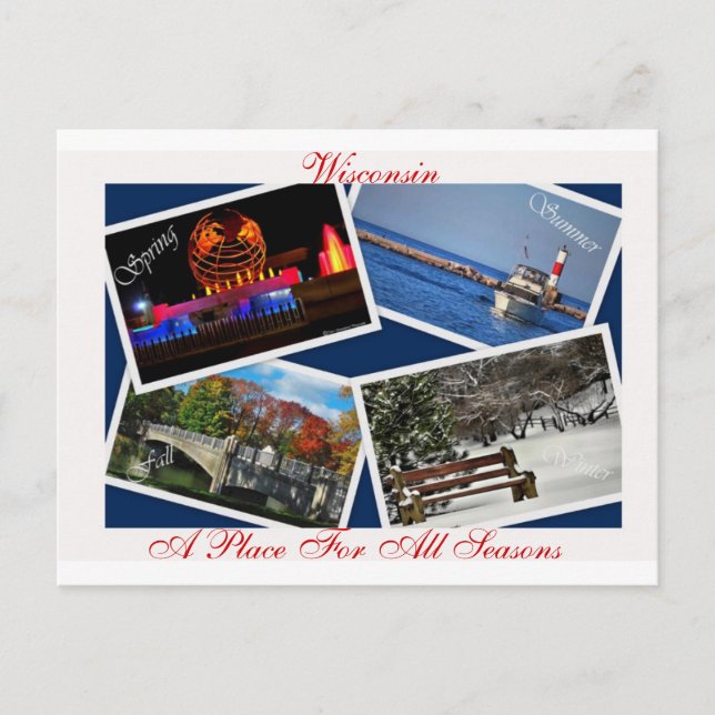 Wisconsin, Postcard (Front)