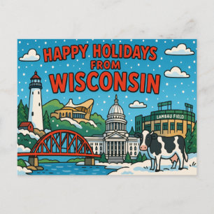 WISCONSIN Postcard