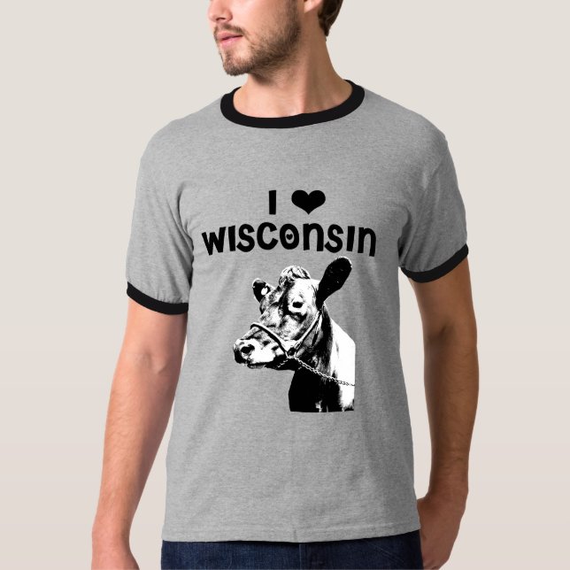 Wisconsin Ringer Tee (Front)