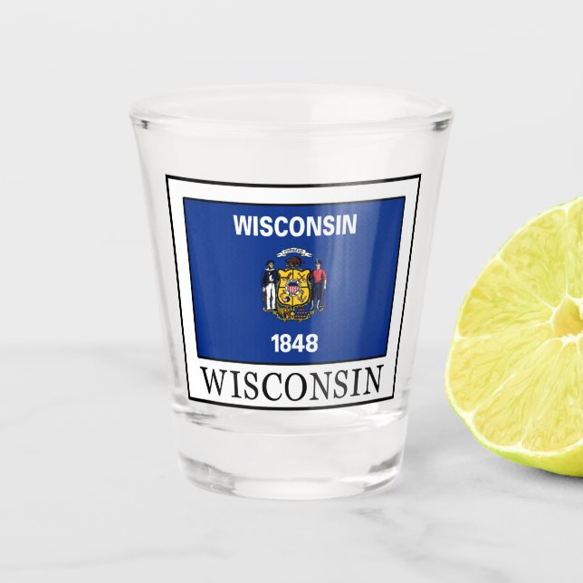 Wisconsin Shot Glass (Front)