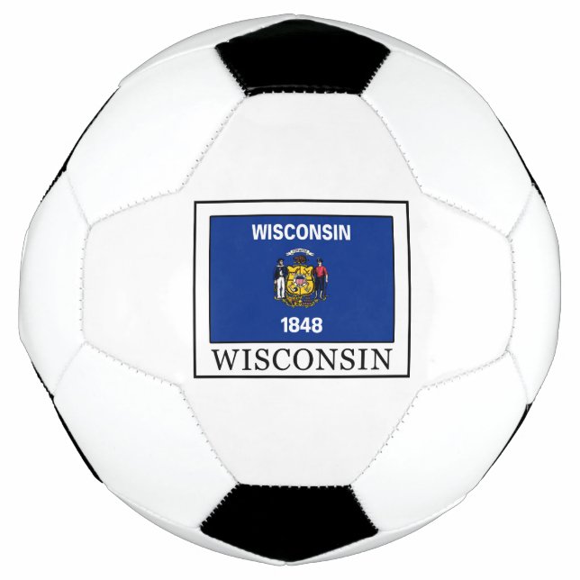 Wisconsin Soccer Ball (Front)