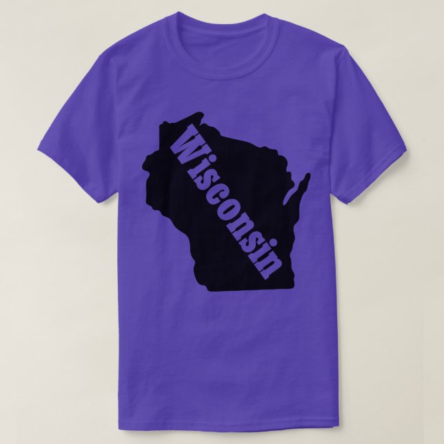 Wisconsin State 1 T-Shirt (Design Front)