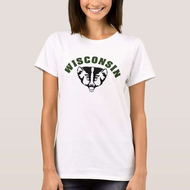 Wisconsin State Badger T-Shirt (Front)