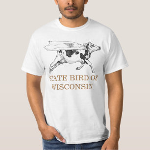 WISCONSIN STATE BIRD: THE COW T-Shirt