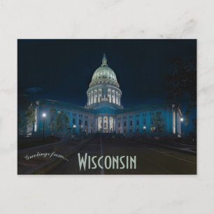 Wisconsin State Capitol Madison Wisconsin Postcard
