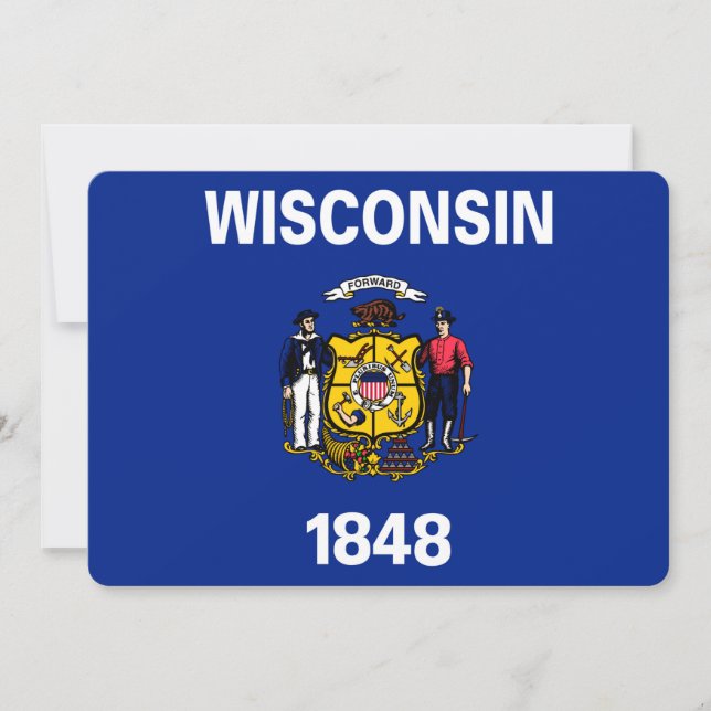 Wisconsin State Flag Design (Front)