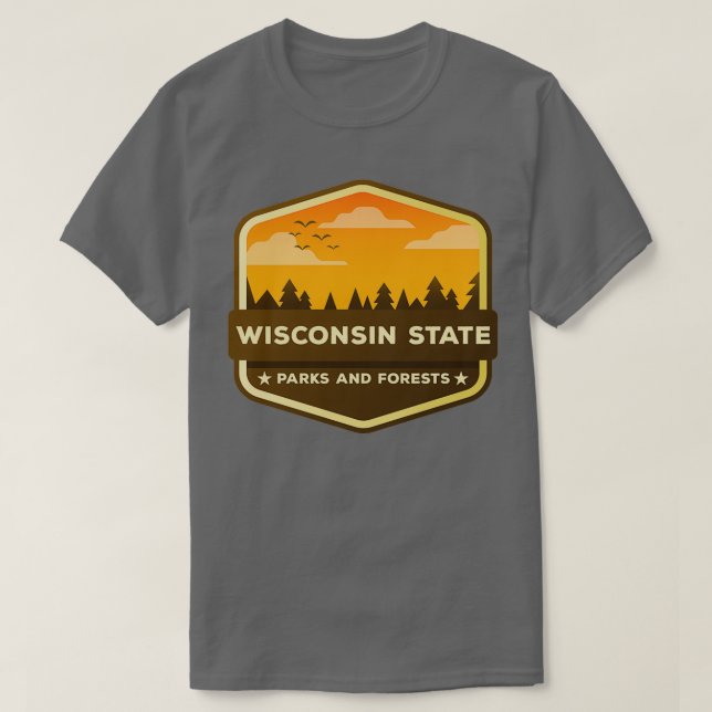 Wisconsin State Park Sticker 2020 T-Shirt (Design Front)