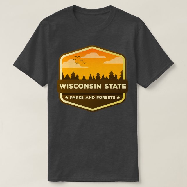 Wisconsin State Park Sticker 2020 T-Shirt (Design Front)
