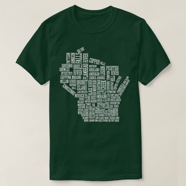 Wisconsin State Parks Updated 2021 T-Shirt (Design Front)